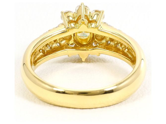 Autre Marque Bandring aus 18K Gelbgold mit Diamant Golden - Ansicht 4