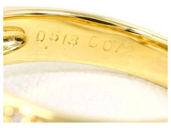 Autre Marque Bandring aus 18K Gelbgold mit Diamant Golden - Ansicht 5