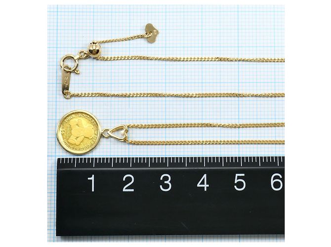 Autre Marque Halskette aus 24K Gelbgold Golden - Ansicht 4
