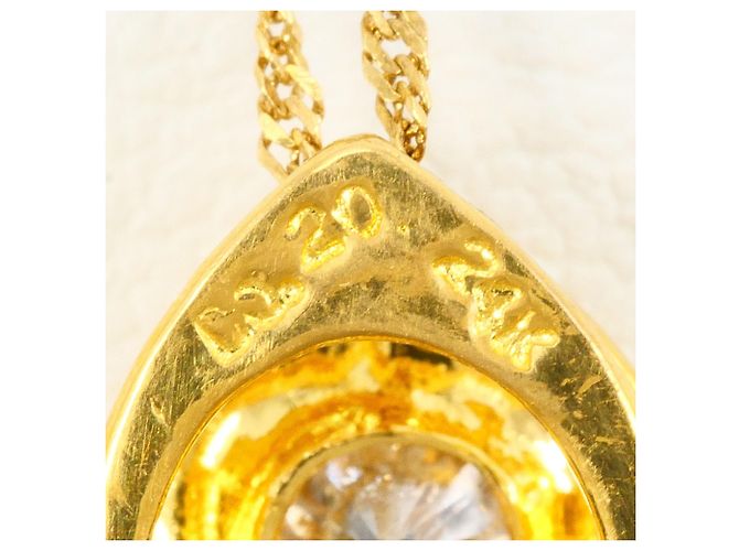 Autre Marque Collar de oro amarillo 18K con diamante Dorado - vista 4