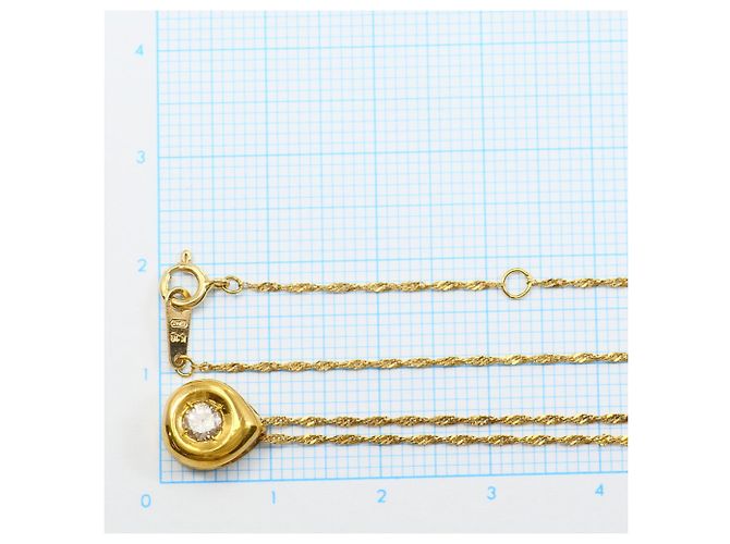 Autre Marque Collar de oro amarillo 18K con diamante Dorado - vista 5