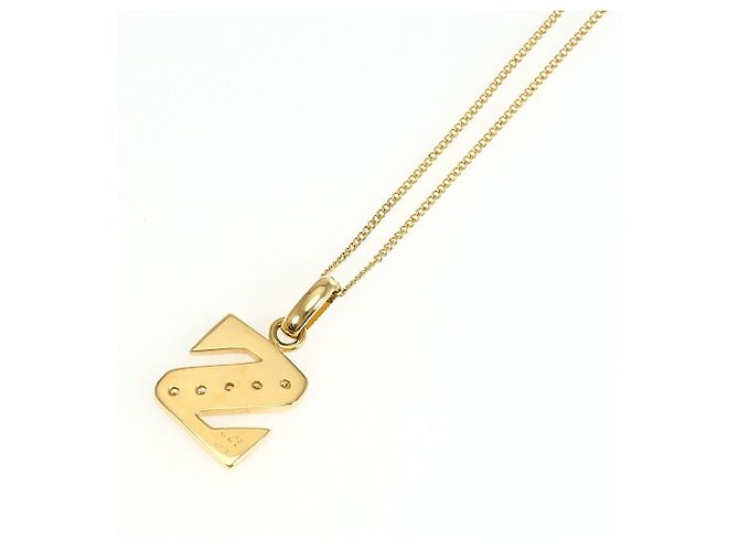 Autre Marque Collana in oro giallo 18K con diamante - vista 3