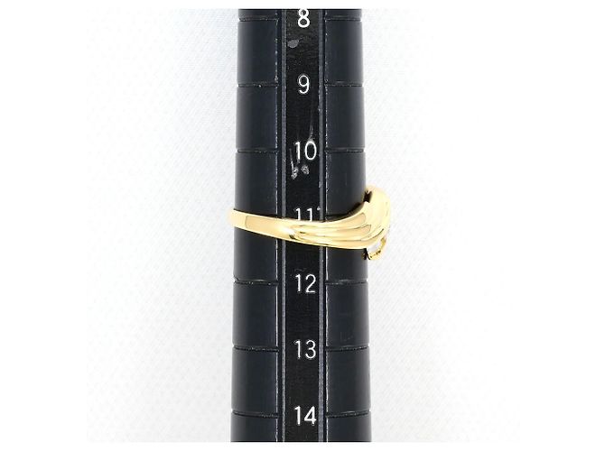 Autre Marque Anello fede in platino PT900 e oro giallo 18K con diamanti D'oro - vista 7