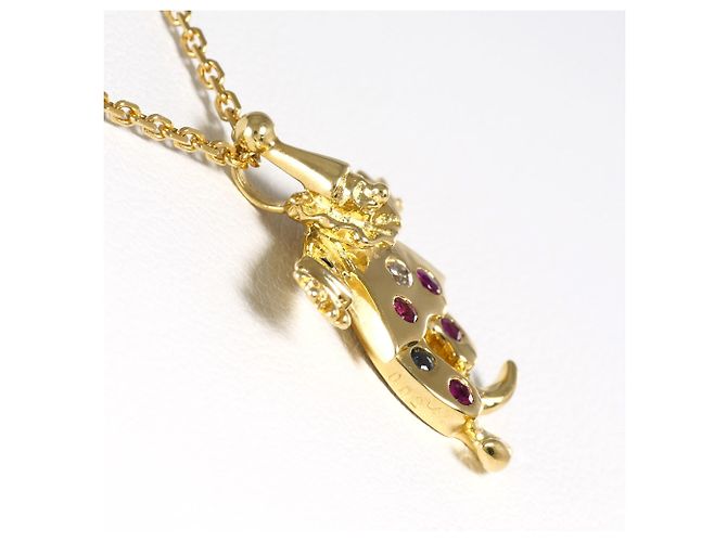 Autre Marque Collana in oro giallo 18K con rubino e zaffiro D'oro - vista 2