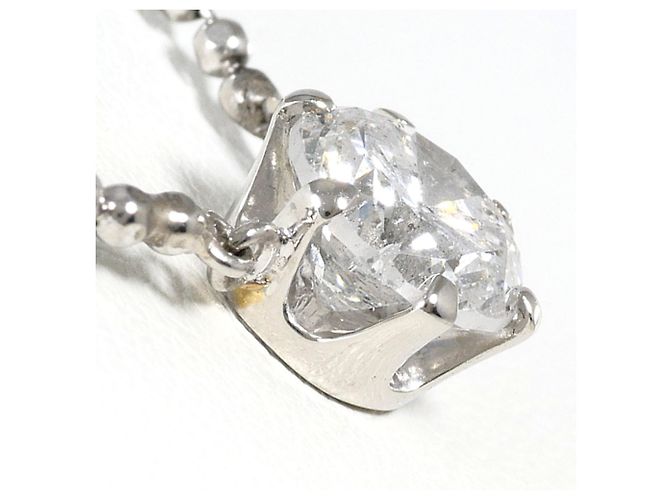 Autre Marque Colar de platina com diamante - vista 2
