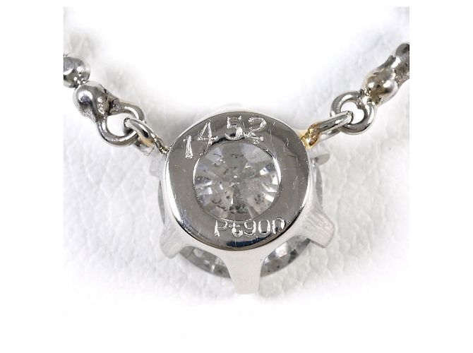 Autre Marque Colar de platina com diamante - vista 3
