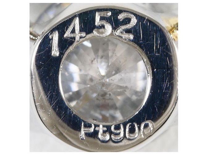 Autre Marque Colar de platina com diamante - vista 4