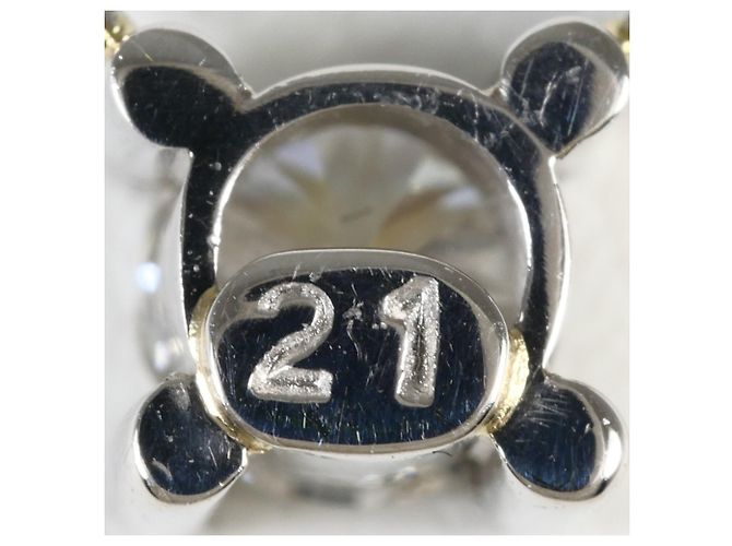 Autre Marque Colar de platina PT850 com diamante - vista 4