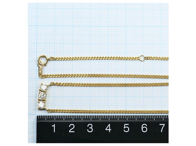 Autre Marque Collar de oro amarillo 18K con diamante de 1.06ct Dorado - vista 5