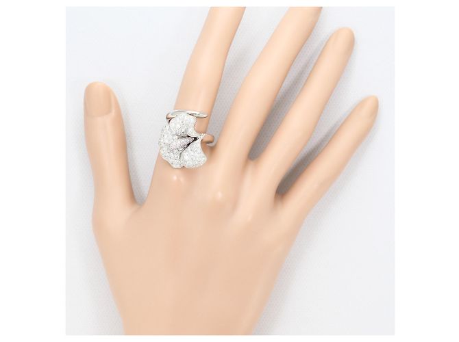 Autre Marque Anello fede in platino PT900 con diamante rosa - vista 7