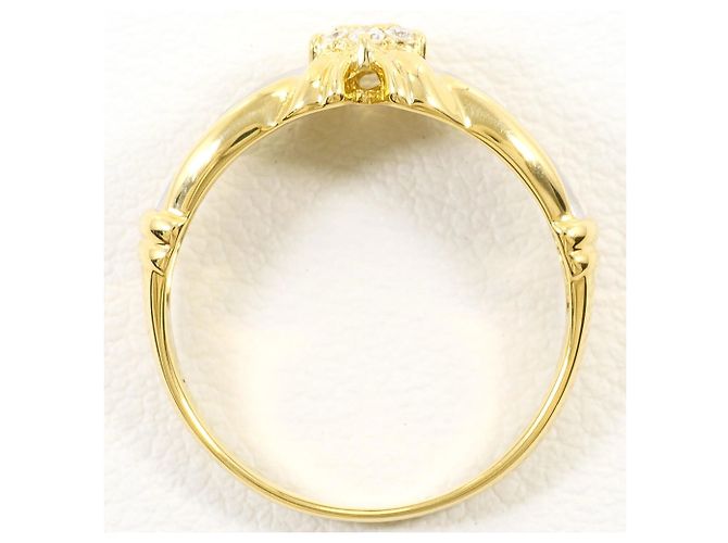 Autre Marque Ehering aus PT900 Platin und 18K Gelbgold Golden - Ansicht 3
