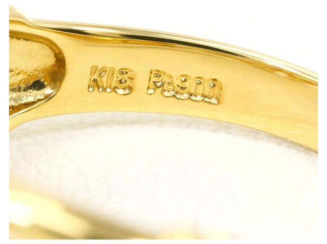 Autre Marque Ehering aus PT900 Platin und 18K Gelbgold Golden - Ansicht 6