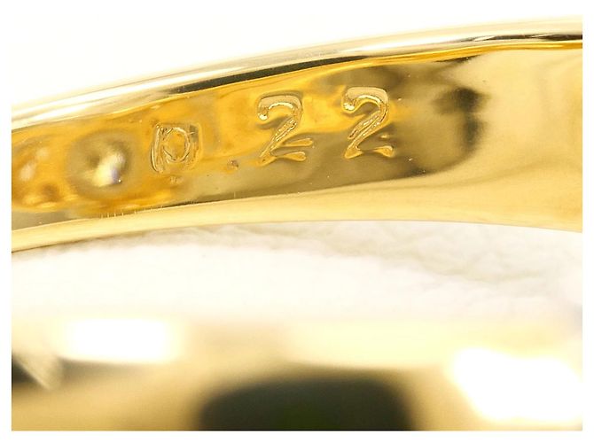 Autre Marque Anello fede in platino PT900 e oro giallo 18K con diamanti D'oro - vista 6