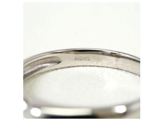 Autre Marque Ehering aus 18K Weißgold mit Diamant Golden - Ansicht 5