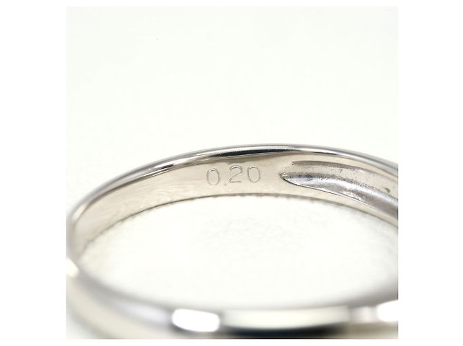 Autre Marque Ehering aus 18K Weißgold mit Diamant Golden - Ansicht 6