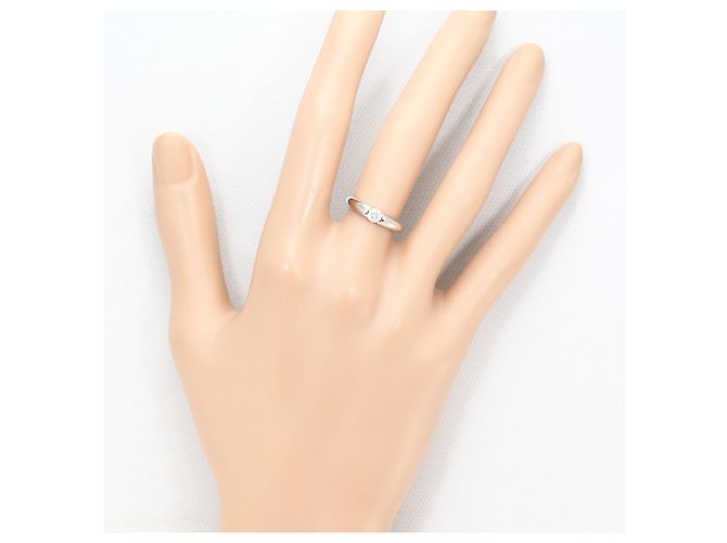 Autre Marque Ehering aus 18K Weißgold mit Diamant Golden - Ansicht 7