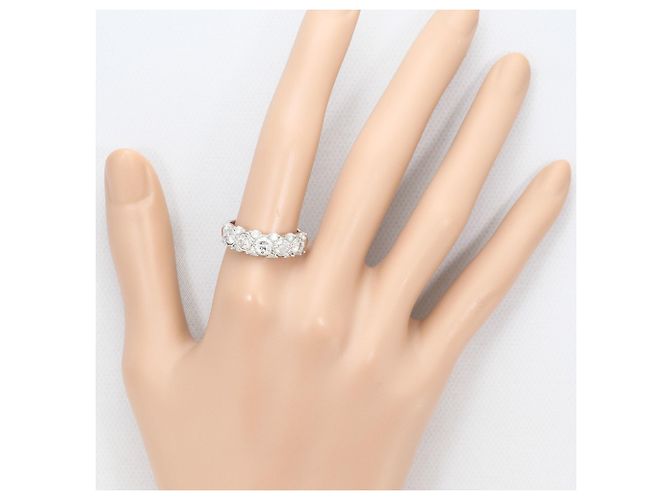 Autre Marque Platin-Ring mit Diamant - Ansicht 7