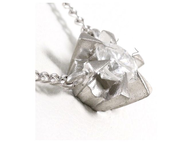 Autre Marque Colar de platina PT850 com diamante - vista 2