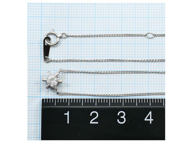 Autre Marque Colar de platina PT850 com diamante - vista 5