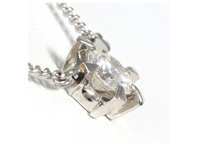 Autre Marque Colar de Platina 850 com Diamante - vista 2