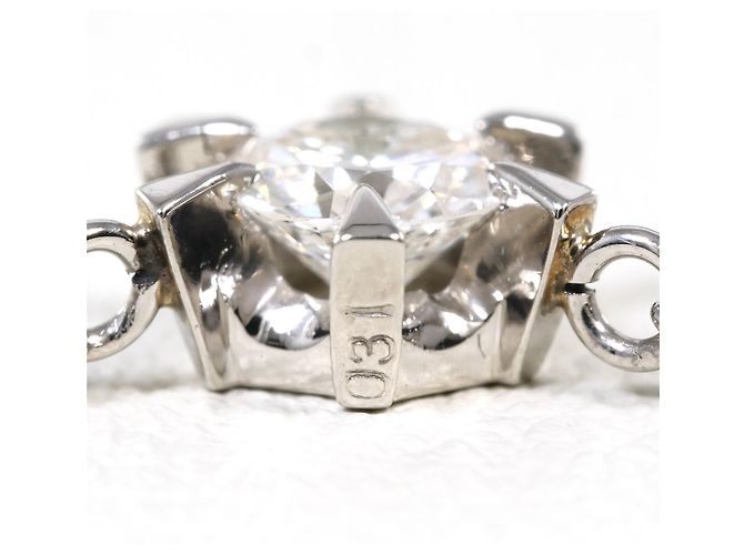 Autre Marque Colar de Platina 850 com Diamante - vista 4