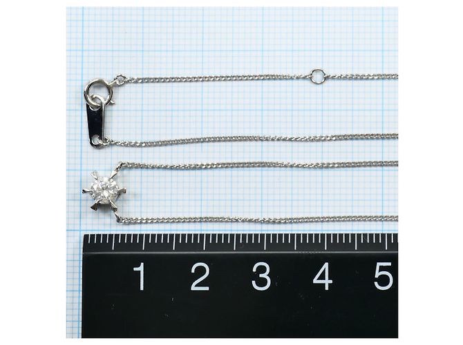 Autre Marque Colar de Platina 850 com Diamante - vista 5