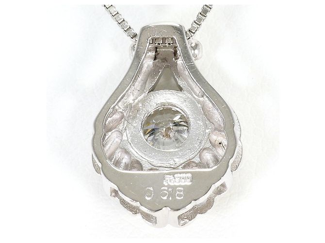 Autre Marque Platin-Diamant-Halskette - view 3