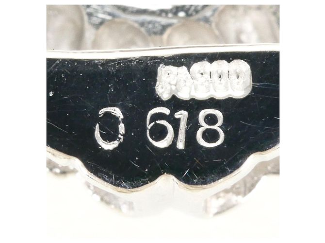 Autre Marque Platin-Diamant-Halskette - view 4