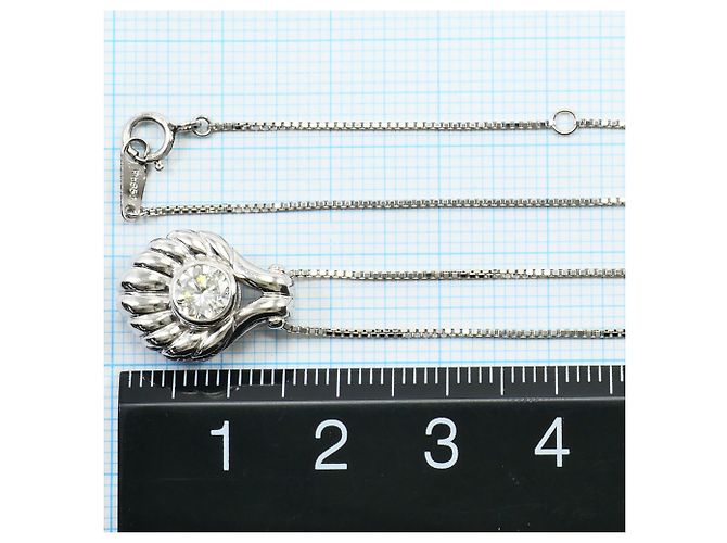 Autre Marque Platin-Diamant-Halskette - view 5