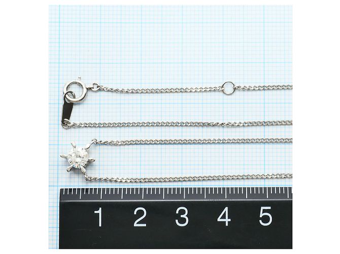 Autre Marque Collana in platino PT850 con diamante - vista 5