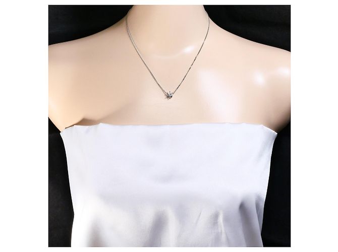 Autre Marque Collana in platino PT850 con diamante - vista 6