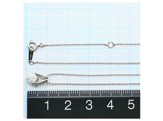 Autre Marque Collar de platino PT900 con diamante - vista 5