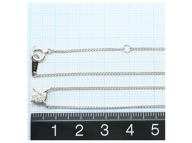 Autre Marque Collar de platino con diamante - vista 5