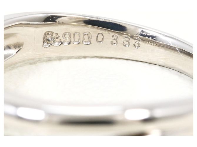 Autre Marque Anel Aliança de Platina com Diamante - vista 5