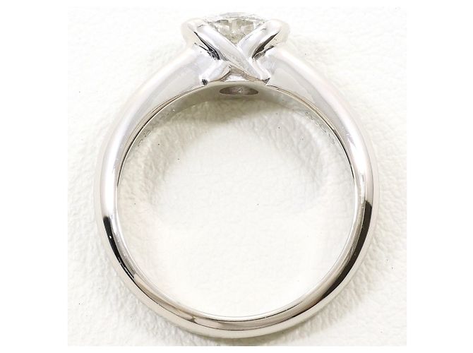 Autre Marque Anello fede in platino PT900 con diamante da 0.68ct - vista 3