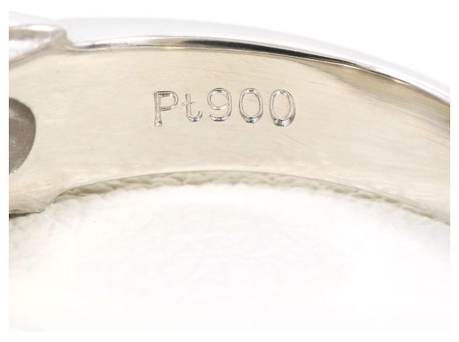 Autre Marque Anello fede in platino PT900 con diamante da 0.68ct - vista 5