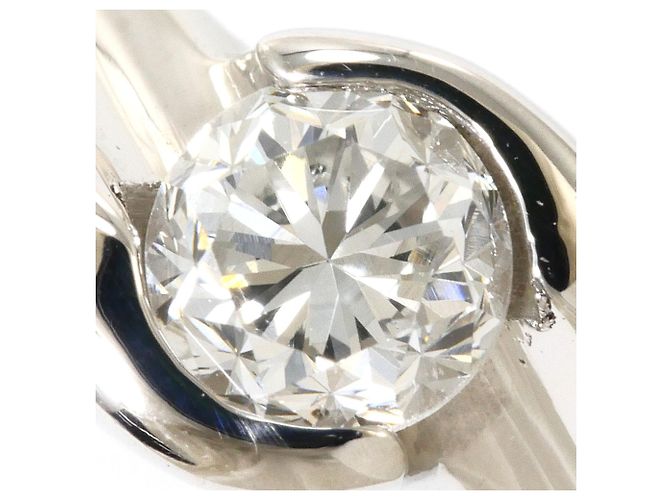 Autre Marque PT900 Platin Diamant Ehering - Ansicht 2