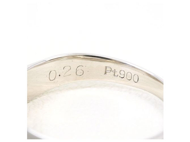 Autre Marque PT900 Platin Diamant Ehering - Ansicht 5