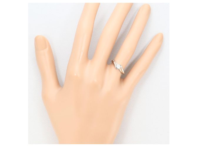 Autre Marque PT900 Platin Diamant Ehering - Ansicht 6