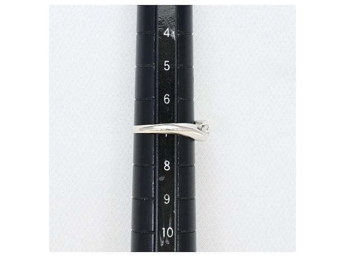 Autre Marque PT900 Platin Diamant Ehering - Ansicht 7
