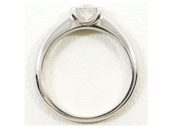 Autre Marque Anello fede in platino e diamanti - vista 3