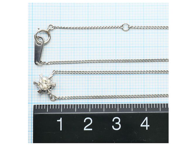 Autre Marque PT850 Platinum Necklace with Diamond - view 5