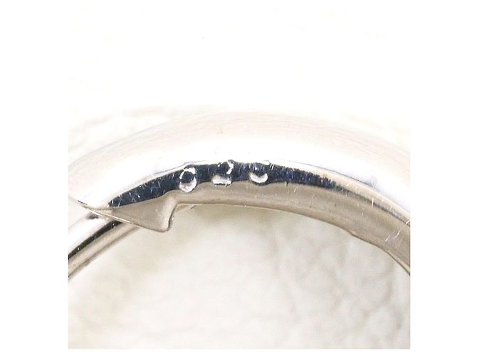 Autre Marque Creolen aus 18K Weißgold mit Diamanten Golden - Ansicht 4