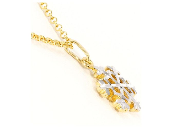 Autre Marque Collana in oro giallo e bianco 18K D'oro - vista 2
