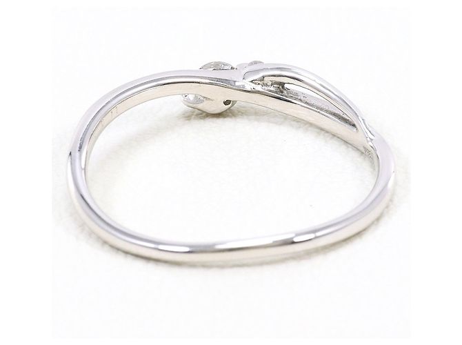 Autre Marque Anello fede in oro bianco 18K e diamanti D'oro - vista 3