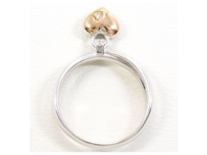 Autre Marque Eleganter Bandring aus 18K Gelb- und Weißgold Golden - Ansicht 3