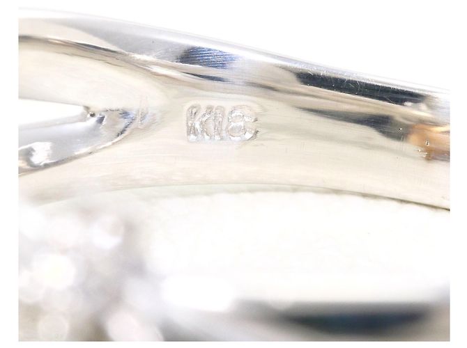 Autre Marque Eleganter Bandring aus 18K Gelb- und Weißgold Golden - Ansicht 5