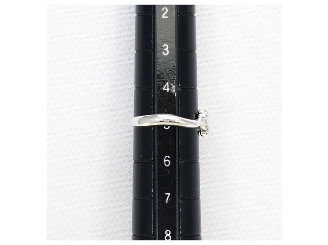 Autre Marque Ehering aus 14K Weißgold mit Diamant Golden - Ansicht 7