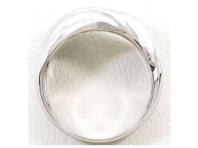 Autre Marque Anello a fascia in oro bianco 14K D'oro - vista 2