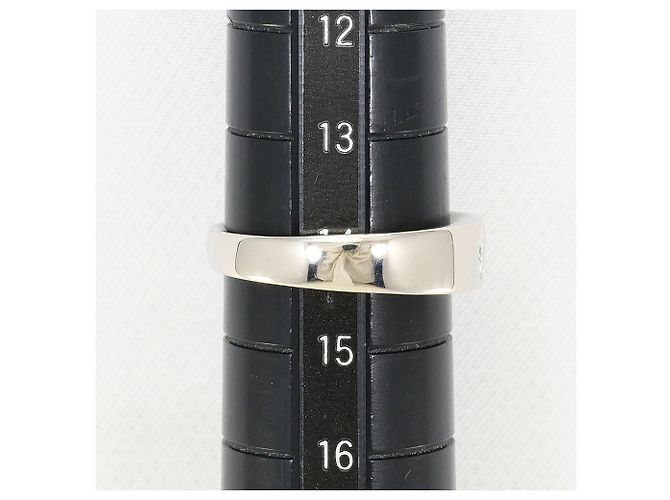 Autre Marque Ehering aus 18K Weißgold mit Diamant Golden - Ansicht 7